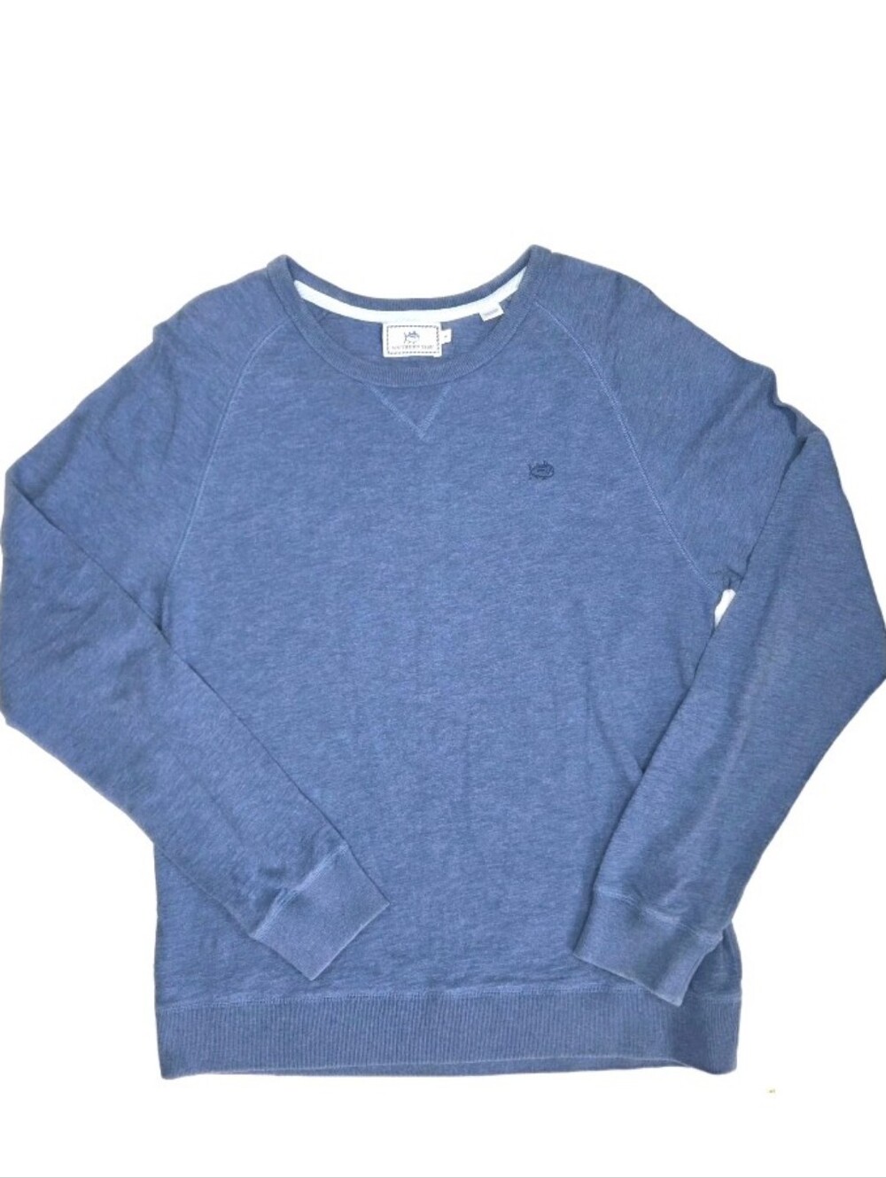 Southern Tide Crew Neck Sweatshirt Size M Blue Skipjack Logo Coastal Casual